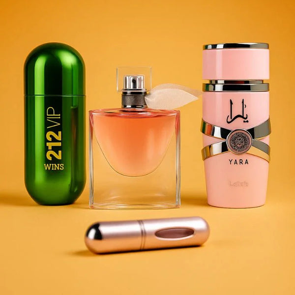 Kit Sensaciones Lumini: 3 perfumes – 212 Wins, Vida Bella y Yara - Minha loja