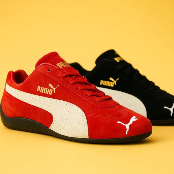 Puma SpeedCat – Tenis unisex bajos de piel + caja - Minha loja